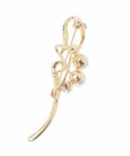 OZ2BD40029 eur3(エウルキューブ) ニュアンスメタルバーブローチ ゴールド