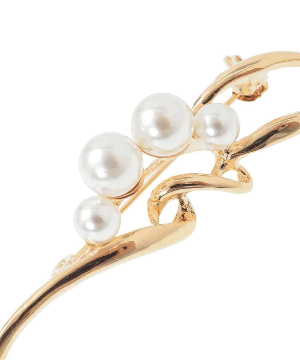 OZ2BD40029 eur3(エウルキューブ) ニュアンスメタルバーブローチ ゴールド