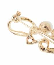 OZ2BD40029 eur3(エウルキューブ) ニュアンスメタルバーブローチ ゴールド