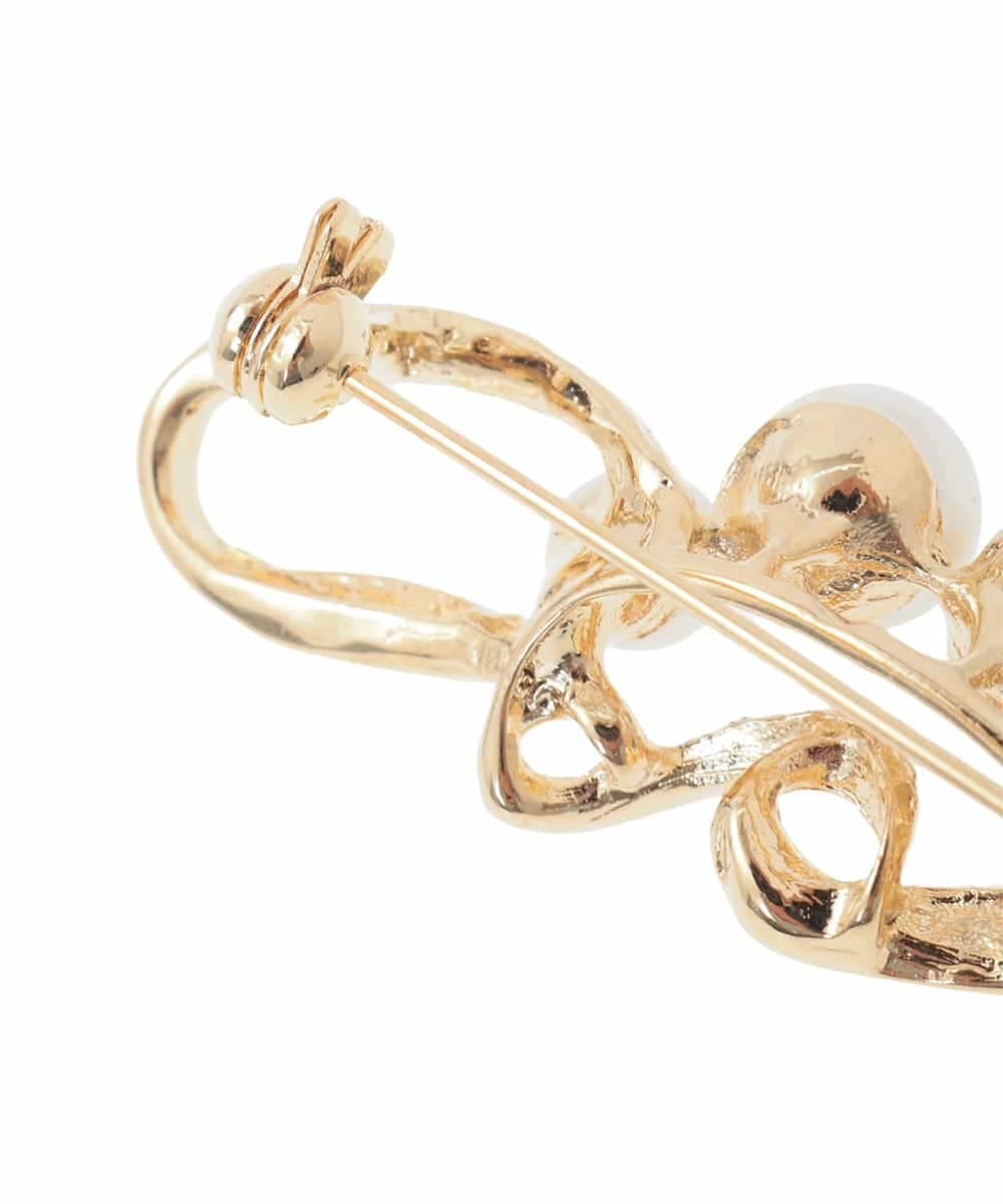 OZ2BD40029 eur3(エウルキューブ) ニュアンスメタルバーブローチ ゴールド