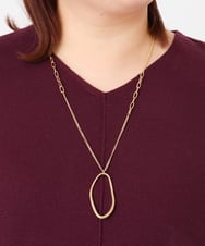 OZ2BD41039 eur3(エウルキューブ) ニュアンスサークルネックレス ゴールド