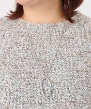 OZ2BD41039 eur3(エウルキューブ) ニュアンスサークルネックレス シルバー