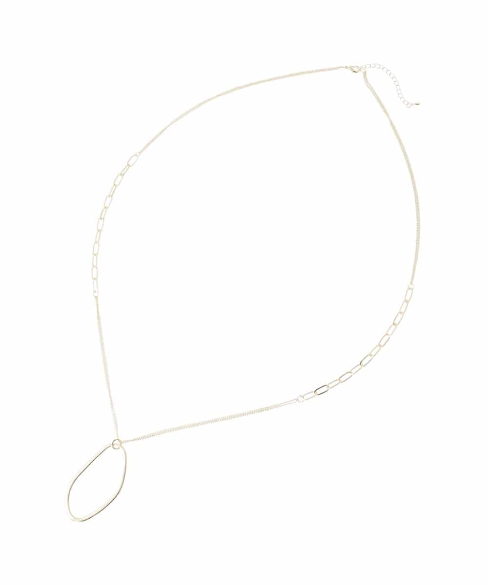 OZ2BD41039 eur3(エウルキューブ) ニュアンスサークルネックレス ゴールド