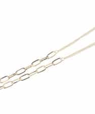 OZ2BD41039 eur3(エウルキューブ) ニュアンスサークルネックレス ゴールド