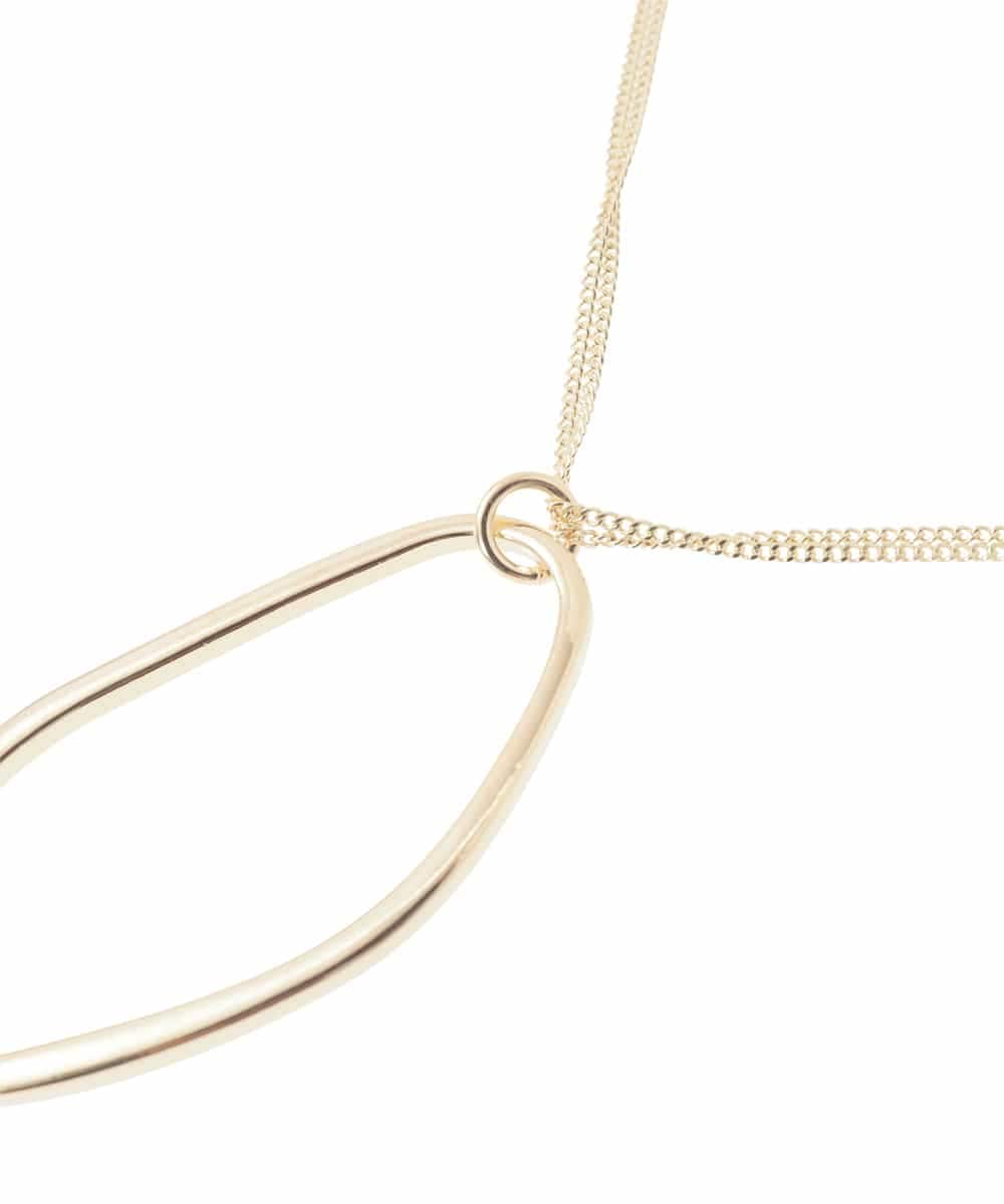 OZ2BD41039 eur3(エウルキューブ) ニュアンスサークルネックレス ゴールド