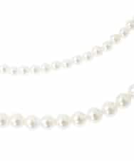 OZ2BD45054 eur3(エウルキューブ) 2連パールネックレス×フラワーコサージュ ネイビー