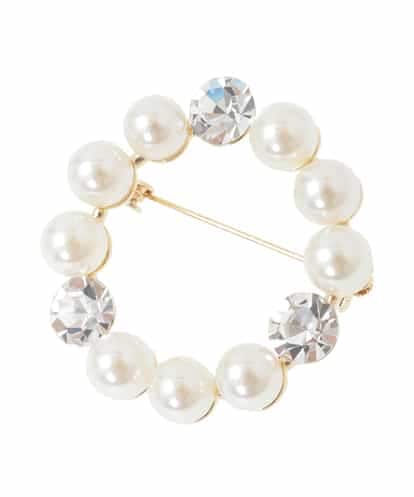 OZ2BD47029 eur3 パールストーンサークルブローチ