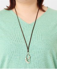 OZ2BD48039 eur3(エウルキューブ) パールビーズサークルネックレス ゴールド