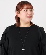 OZ2BD48039 eur3(エウルキューブ) パールビーズサークルネックレス シルバー