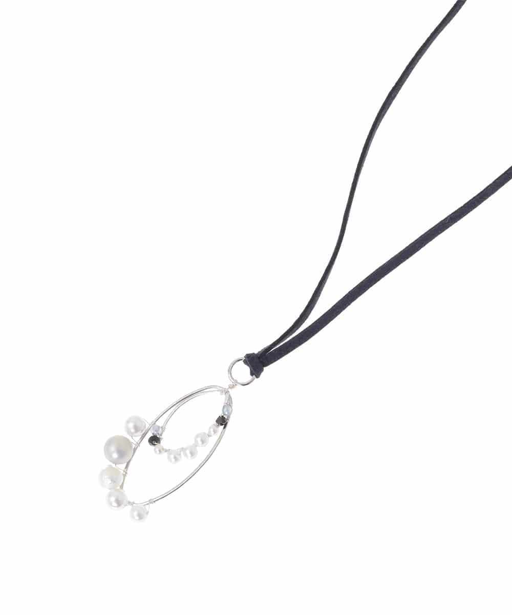 OZ2BD48039 eur3(エウルキューブ) パールビーズサークルネックレス ゴールド