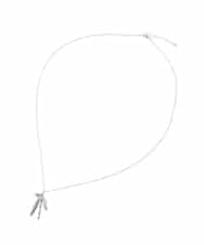 OZ2BD49039 eur3(エウルキューブ) MIXパーツロングネックレス シルバー