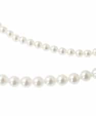 OZ2CA01054 eur3(エウルキューブ) 【2点セット】パールネックレス×フラワーコサージュ ネイビー(57)