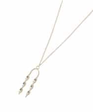 OZ2CA02039 eur3(エウルキューブ) メタルモチーフロングネックレス ゴールド