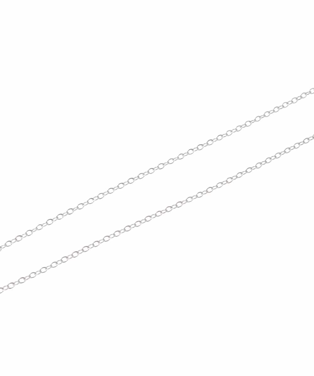 OZ2CA03039 eur3(エウルキューブ) オーバルリングロングネックレス シルバー(96)