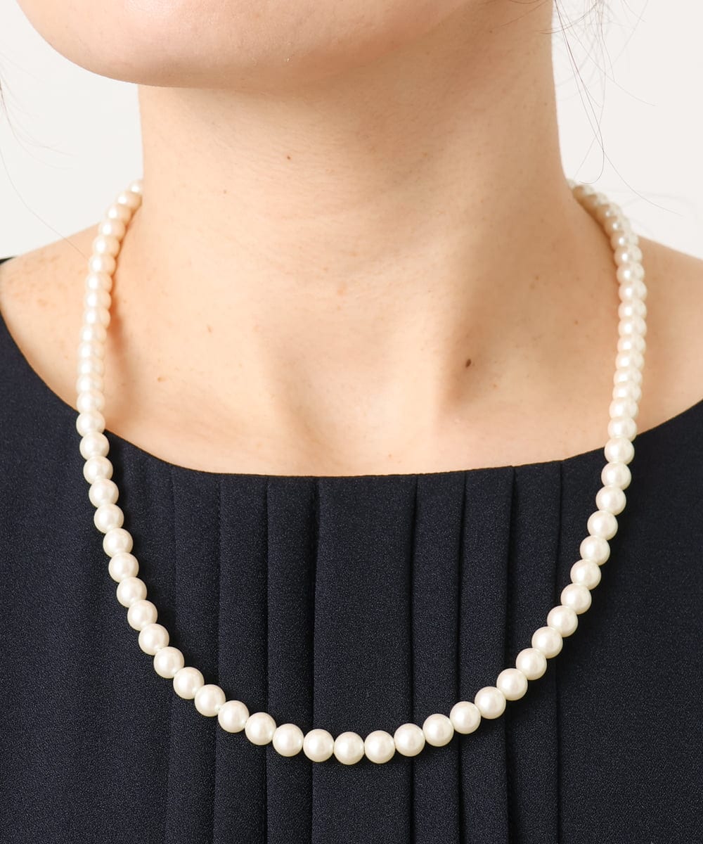 OZ2CD02044 eur3(エウルキューブ) パールライクネックレス アイボリー