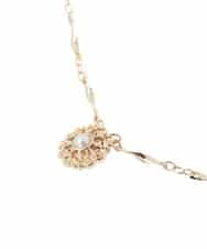 OZ2DD03039 eur3(エウルキューブ) レース風サークルモチーフネックレス ゴールド