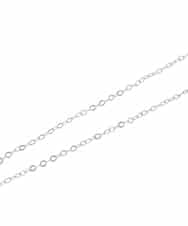 OZ2DD04039 eur3(エウルキューブ) メタルサークルパールモチーフネックレス シルバー