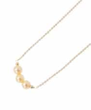 OZ2DD05039 eur3(エウルキューブ) ニュアンスパールデザインネックレス ゴールド