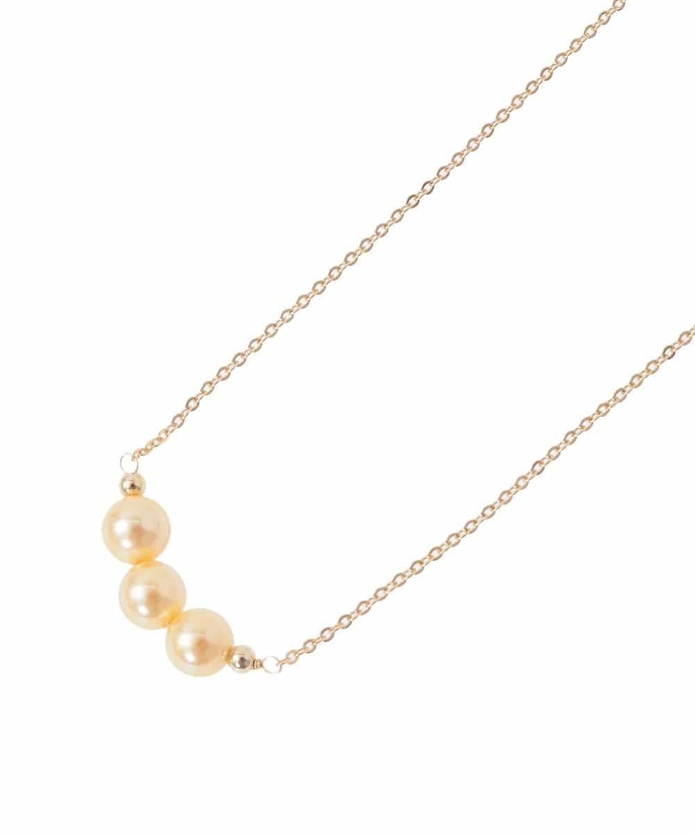 OZ2DD05039 eur3(エウルキューブ) ニュアンスパールデザインネックレス ゴールド