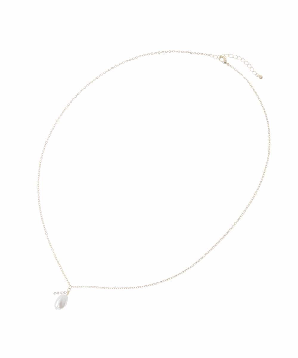 OZ2DD06039 eur3(エウルキューブ) バロックパールモチーフネックレス ゴールド