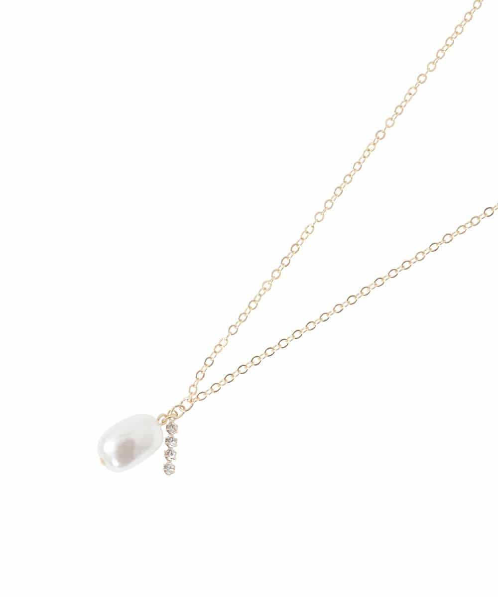 OZ2DD06039 eur3(エウルキューブ) バロックパールモチーフネックレス ゴールド