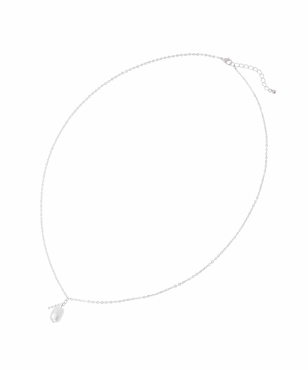 OZ2DD06039 eur3(エウルキューブ) バロックパールモチーフネックレス シルバー