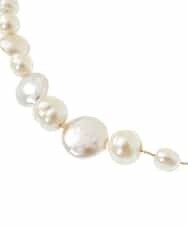 OZ2DP04035 eur3(エウルキューブ) フェイクパールネックレス アイボリー(80)