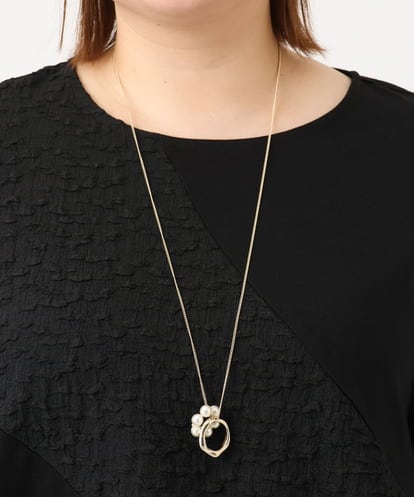 OZ2EA07039 eur3 ダブルトップデザインロングネックレス