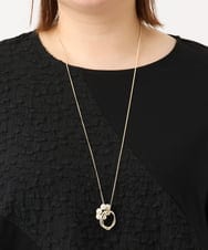 OZ2EA07039 eur3(エウルキューブ) ダブルトップデザインロングネックレス ゴールド(95)