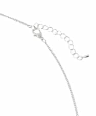 OZ2EA07039 eur3(エウルキューブ) ダブルトップデザインロングネックレス シルバー(96)