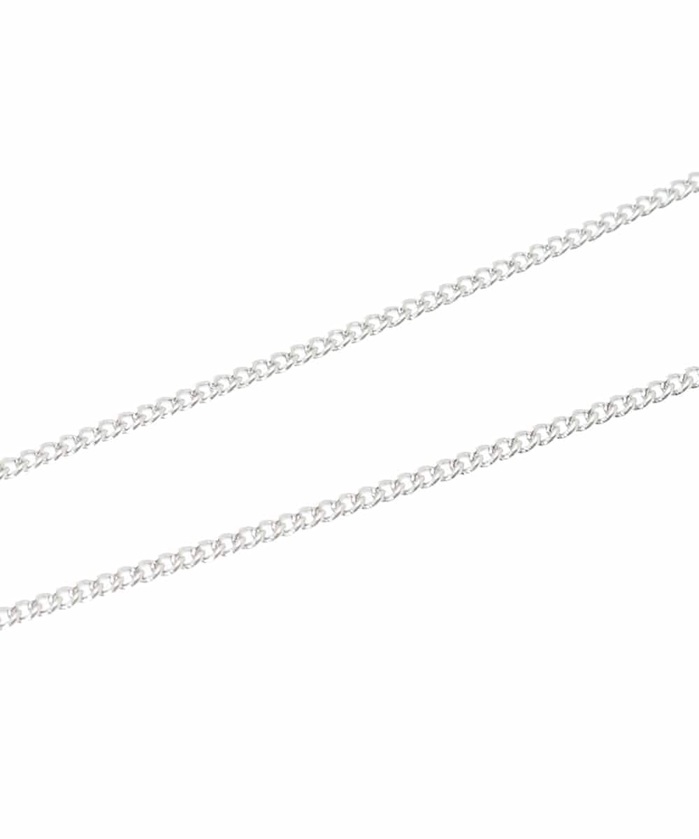 OZ2EA07039 eur3(エウルキューブ) ダブルトップデザインロングネックレス シルバー(96)