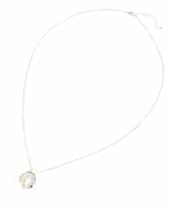 OZ2EA07039 eur3(エウルキューブ) ダブルトップデザインロングネックレス シルバー(96)