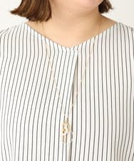 OZ2EA08039 eur3(エウルキューブ) MIXリングモチーフロングネックレス ゴールド