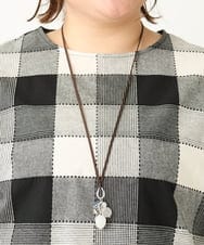 OZ2EA10039 eur3(エウルキューブ) クリスタルビーズネックレス シルバー(96)