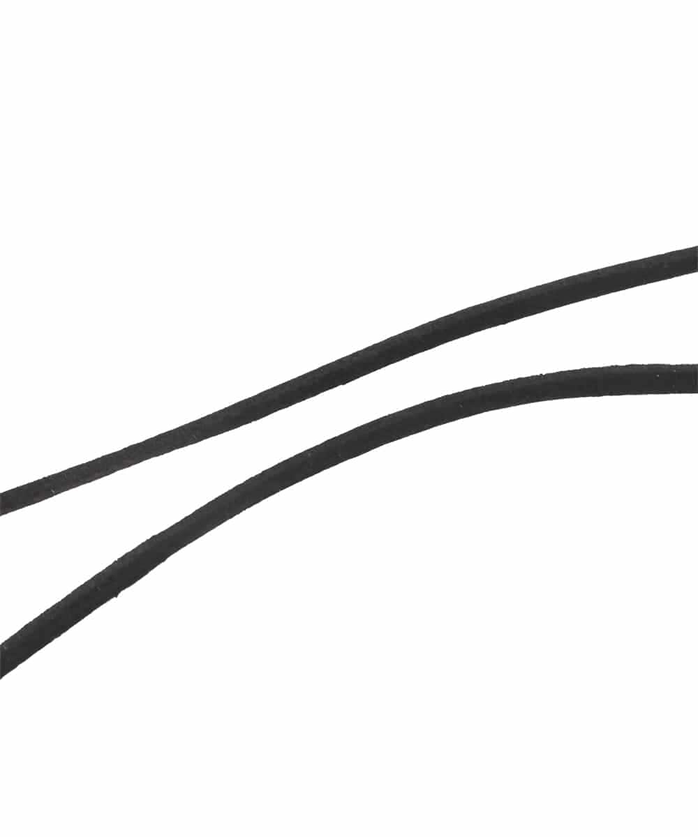 OZ2ED07039 eur3(エウルキューブ) サークルトップデザインネックレス ブラック