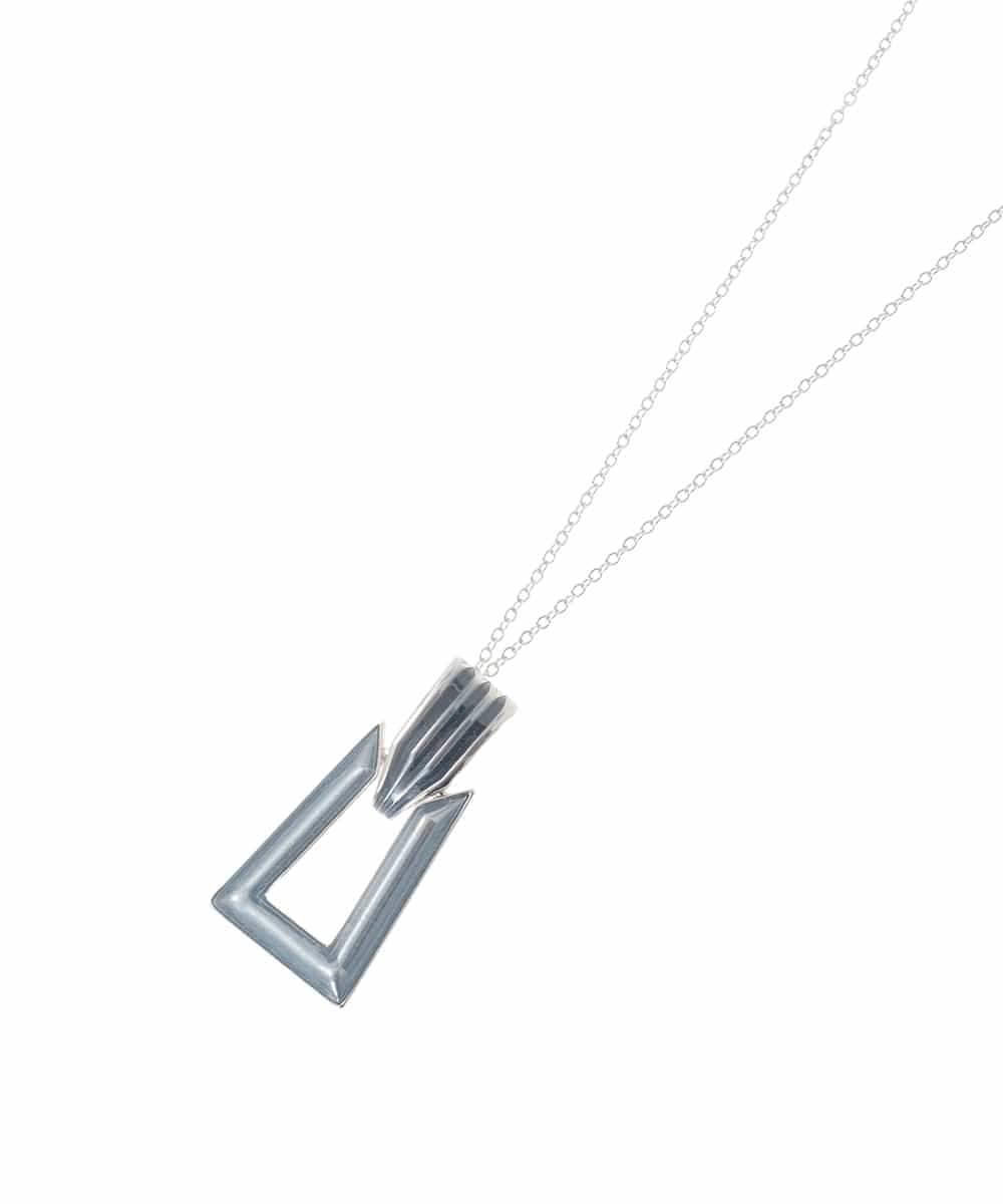 OZ2ED08039 eur3(エウルキューブ) スクエアモチーフロングネックレス ゴールド