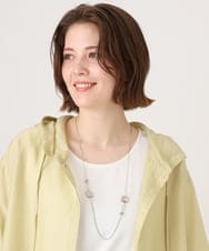 OZ2ED09038 eur3(エウルキューブ) スクエアモチーフロングネックレス シルバー