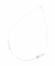 OZ2ED09038 eur3(エウルキューブ) スクエアモチーフロングネックレス ゴールド