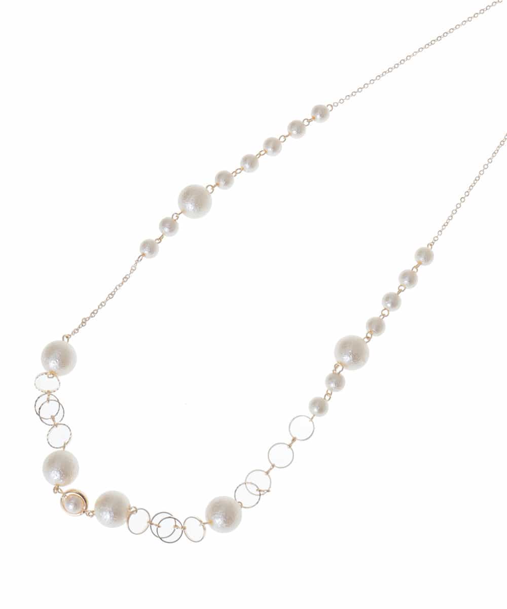 Eur3 エウルキューブ コットンパールロングネックレス イトキンオンラインストア Eur3 エウルキューブ コットンパールロングネックレス イトキンオンラインストア