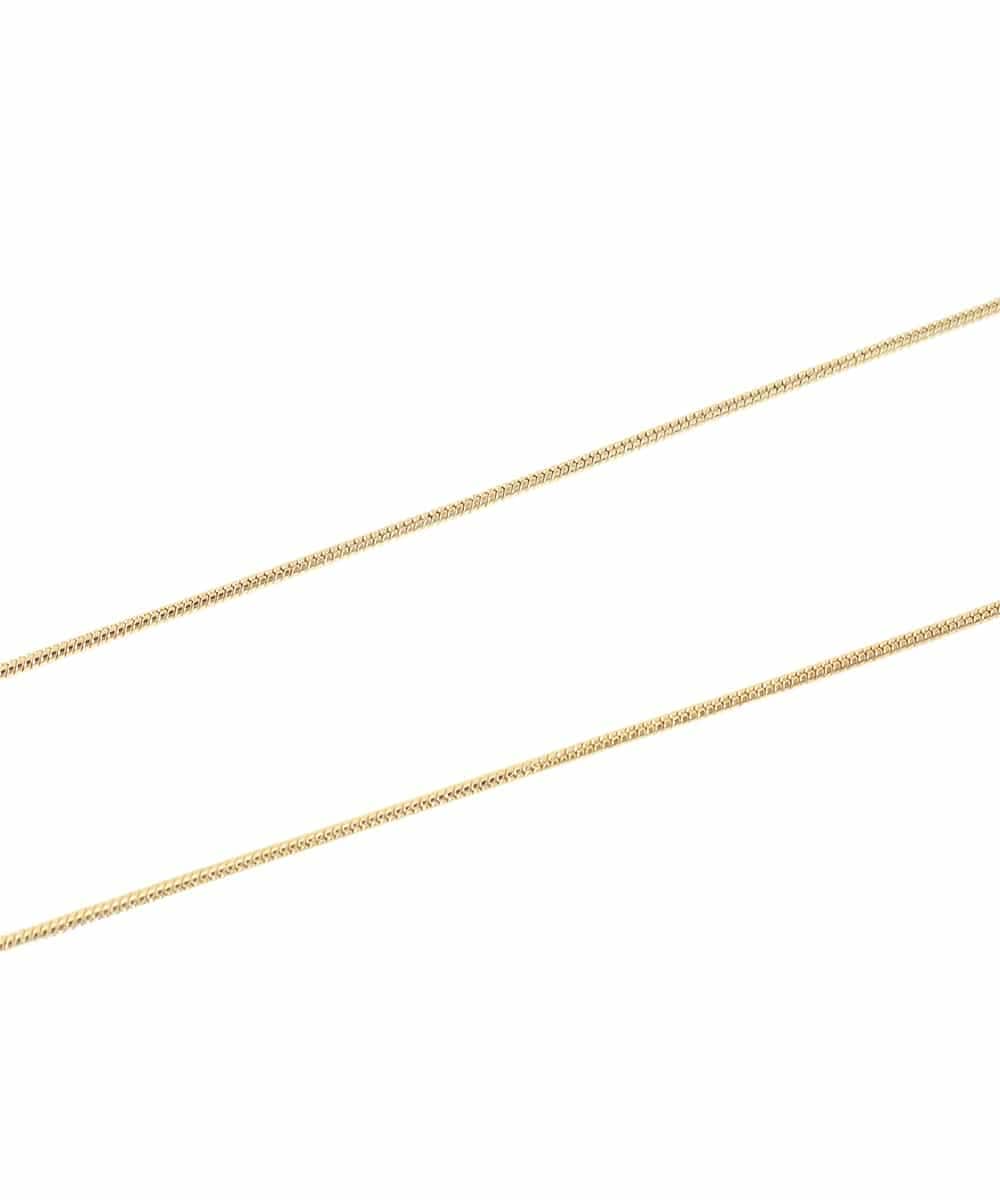 OZ2FA11039 eur3(エウルキューブ) メタルサークルパールロングネックレス ゴールド(95)