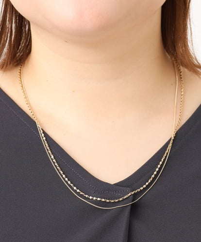 OZ2FA13039 eur3 2連デザインネックレス