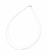 OZ2FA13039 eur3(エウルキューブ) 2連デザインネックレス シルバー(96)