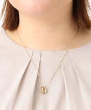 OZ2FA14039 eur3(エウルキューブ) メタルモチーフトップネックレス ゴールド(95)