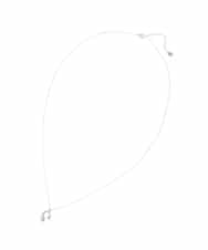 OZ2FD10039 eur3(エウルキューブ) ニュアンスモチーフネックレス シルバー