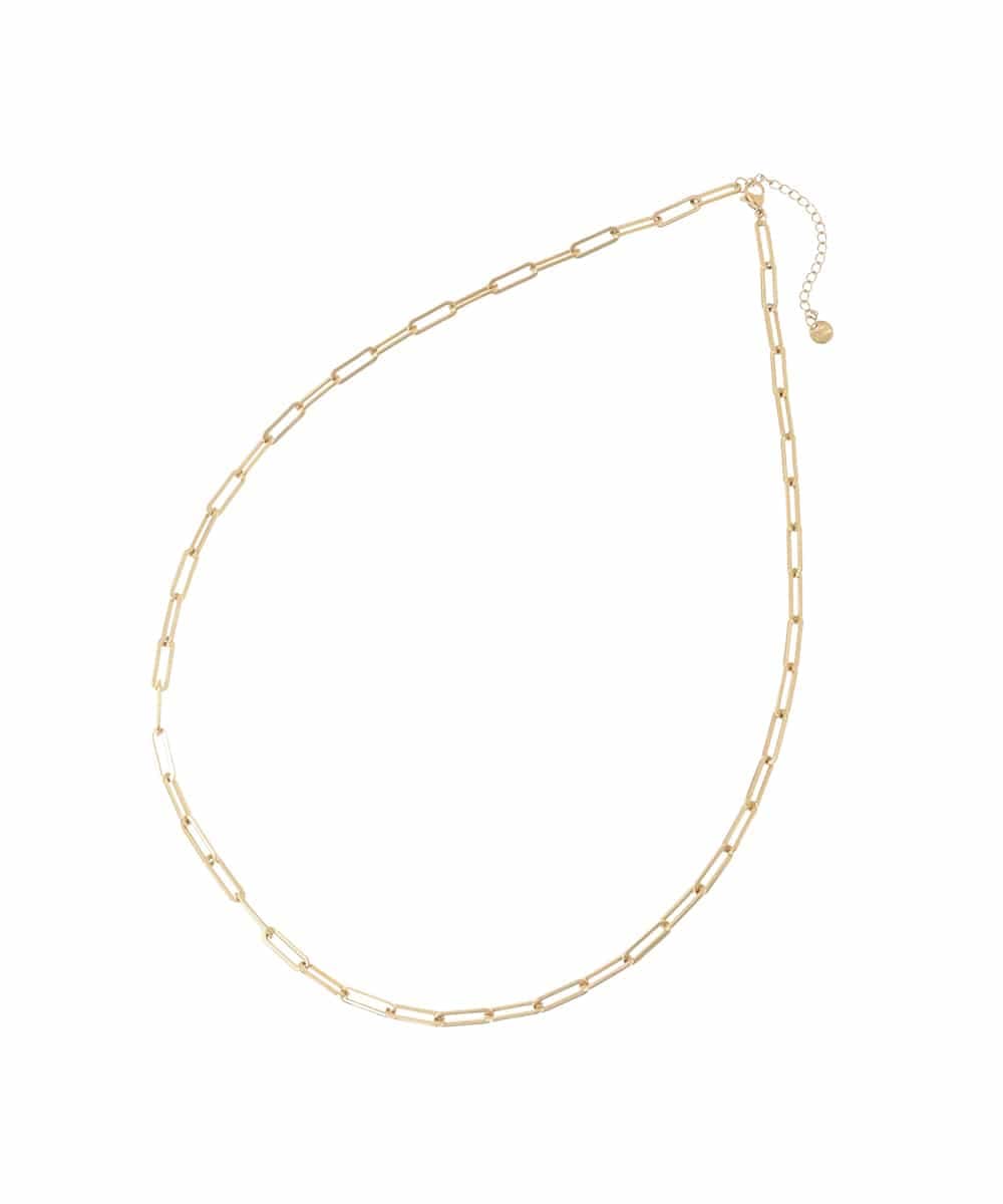 OZ2FD11044 eur3(エウルキューブ) オーバルチェーンネックレス ゴールド
