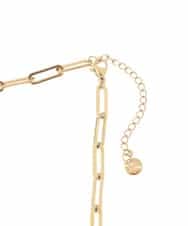 OZ2FD11044 eur3(エウルキューブ) オーバルチェーンネックレス ゴールド