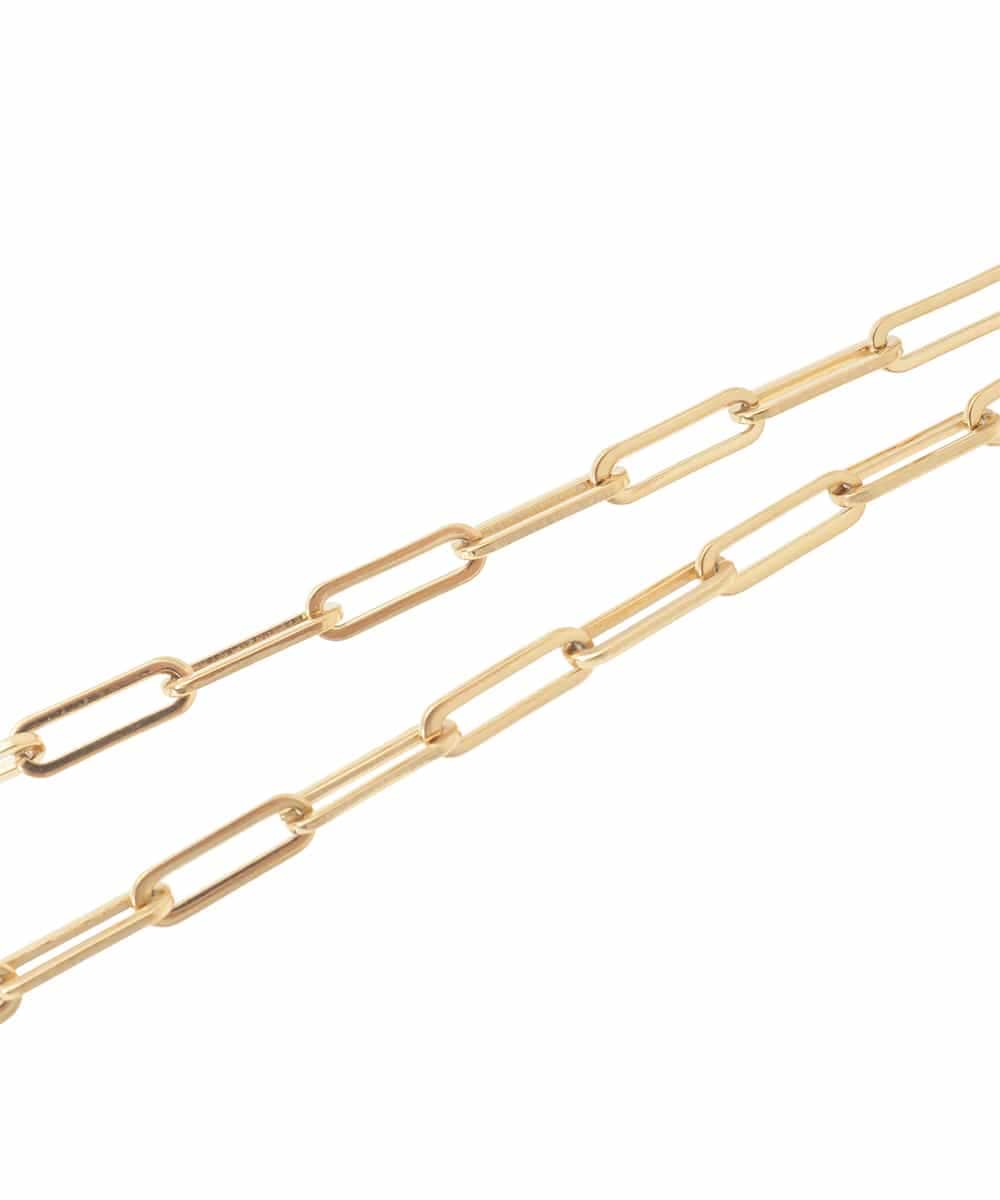 OZ2FD11044 eur3(エウルキューブ) オーバルチェーンネックレス ゴールド
