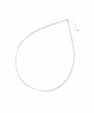 OZ2FD11044 eur3(エウルキューブ) オーバルチェーンネックレス シルバー