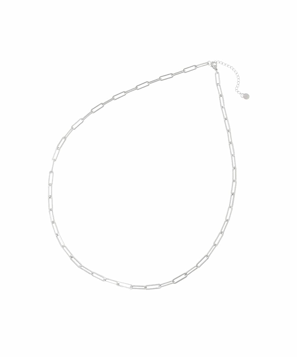 OZ2FD11044 eur3(エウルキューブ) オーバルチェーンネックレス シルバー