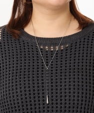 OZ2FD12039 eur3(エウルキューブ) メタルドロップチェーンネックレス シルバー